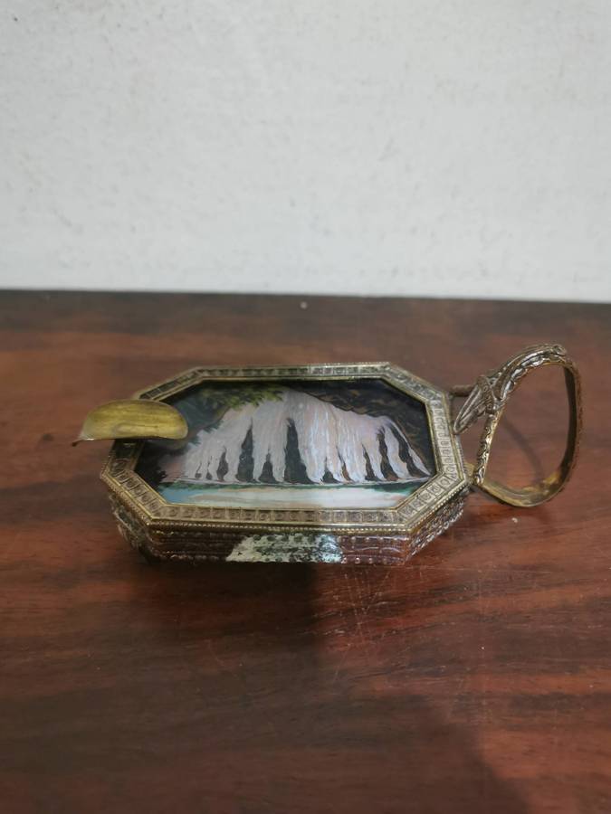 Vintage Brass Portable Ashtray
