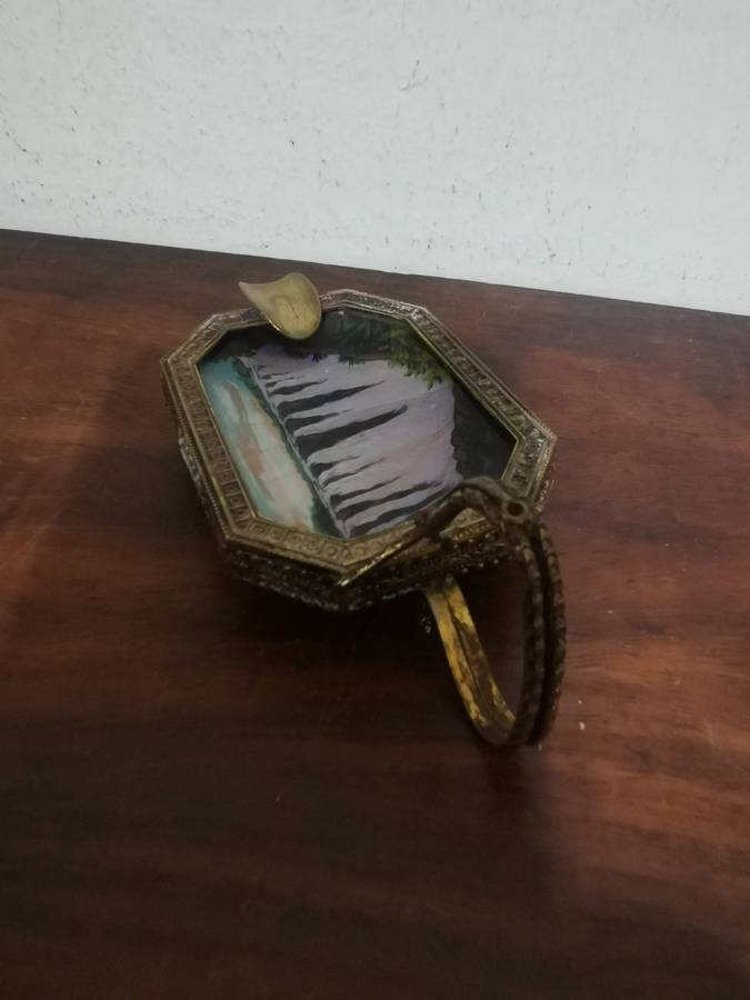 Vintage Brass Portable Ashtray