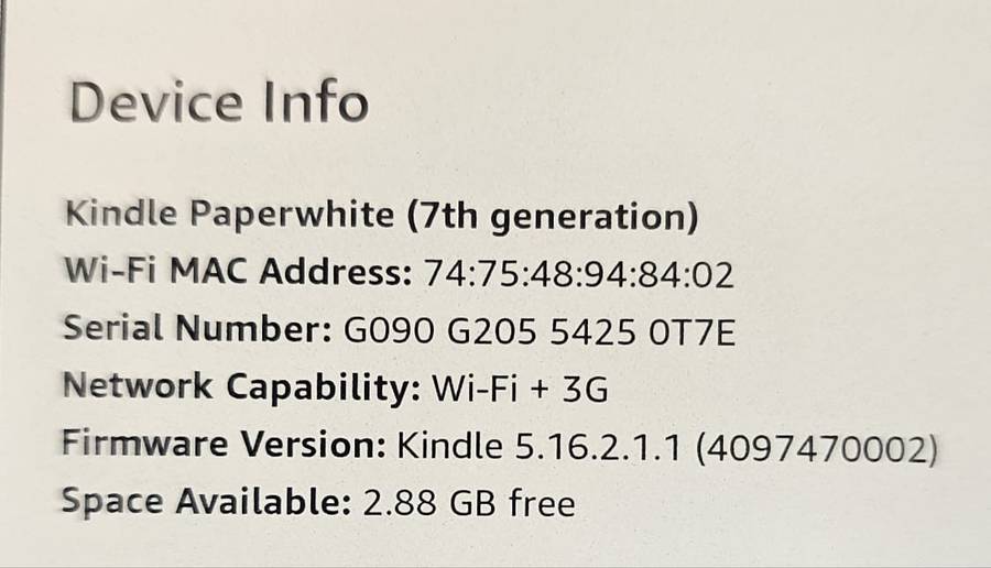 Amazon Kindle Paperwhite - 7th Generation - 4GB - Wi-Fi - 6 Inch - 30 DAYS MONEY BACK GAURANTEE