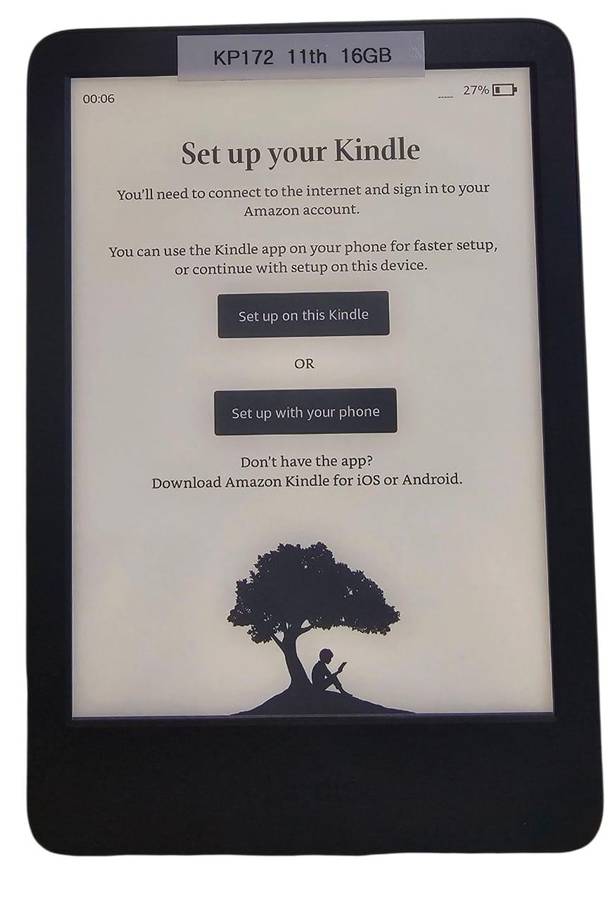 Amazon Kindle Paperwhite - 11th Generation - 16GB - Wi-Fi & Bluetooth - 6 Inch with Case