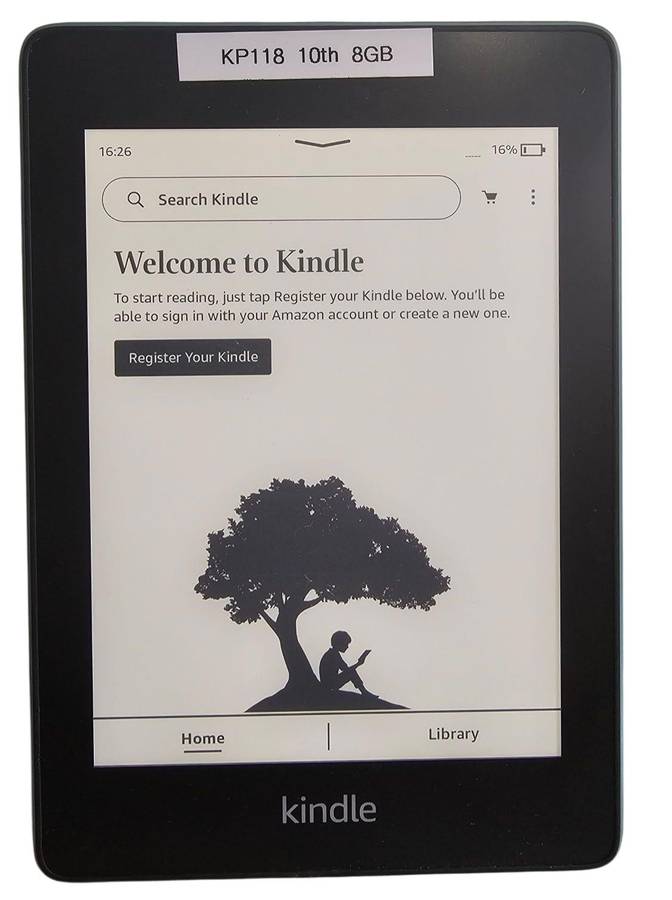Amazon Kindle Paperwhite (built-in backlight) - 10th Gen - 8GB - Wi-Fi & BT - 6 Inch (Waterproof)