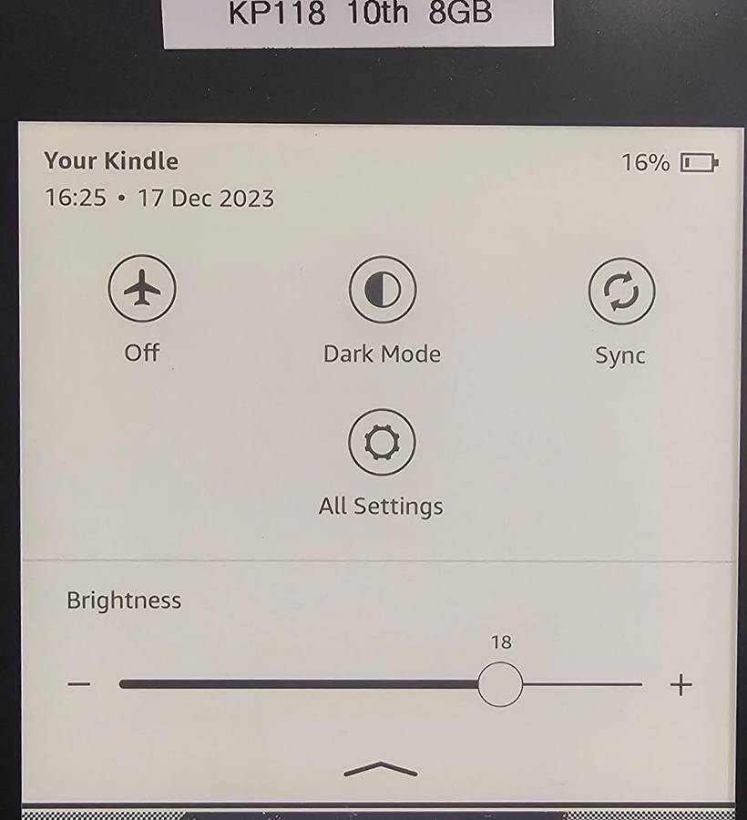 Amazon Kindle Paperwhite (built-in backlight) - 10th Gen - 8GB - Wi-Fi & BT - 6 Inch (Waterproof)