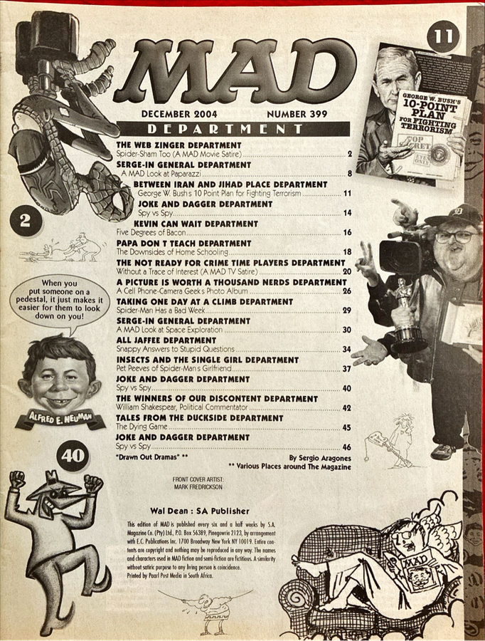 Mad Magazine Comics (X5)