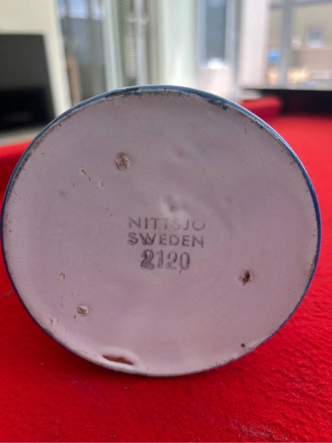 Nittsjo Sweden Pottery - Vase
