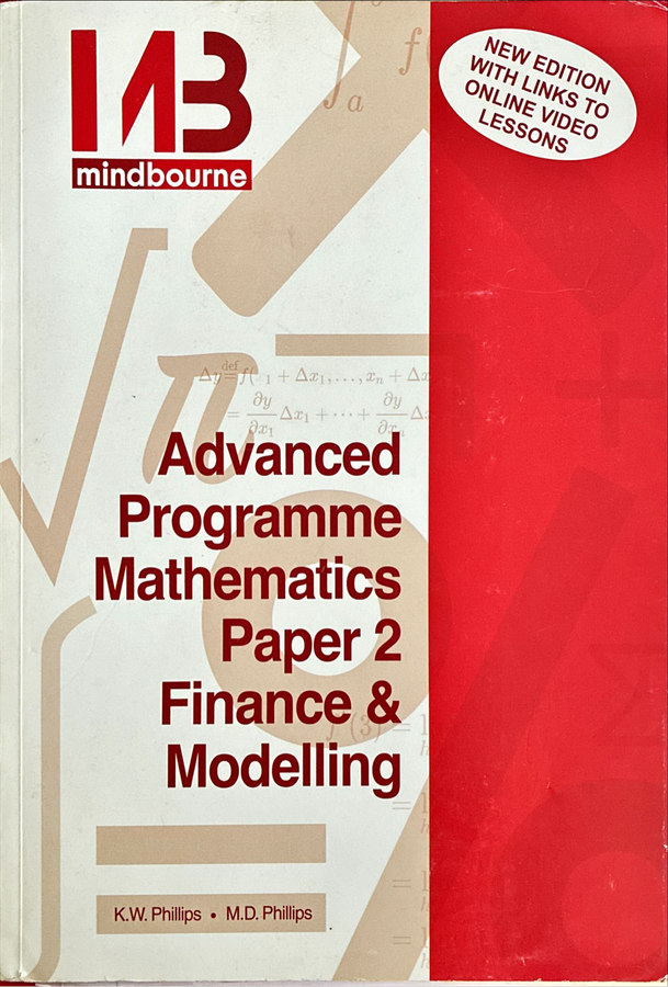 Mindbourne Advanced Programme Mathematics Paper 2 Finance and Modelling Grade 10-12