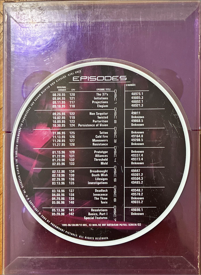 Star Trek Voyager Complete Season 2 (DVD Boxset)