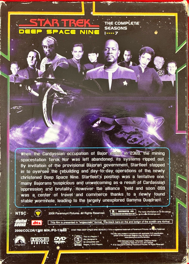 Star Trek Deep Space 9 (Seasons 1-7) Special Edition DVD set (Disc 14 Damaged)