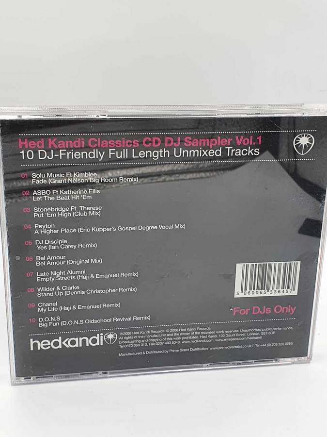 Hed Kandi Classics CD DJ Sampler Vol.1