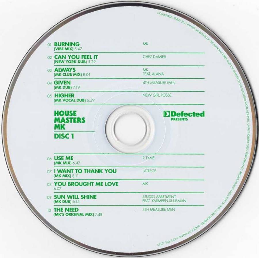 Discogshttps://www.discogs.com  ...MK  House Masters (2011, 2CD)