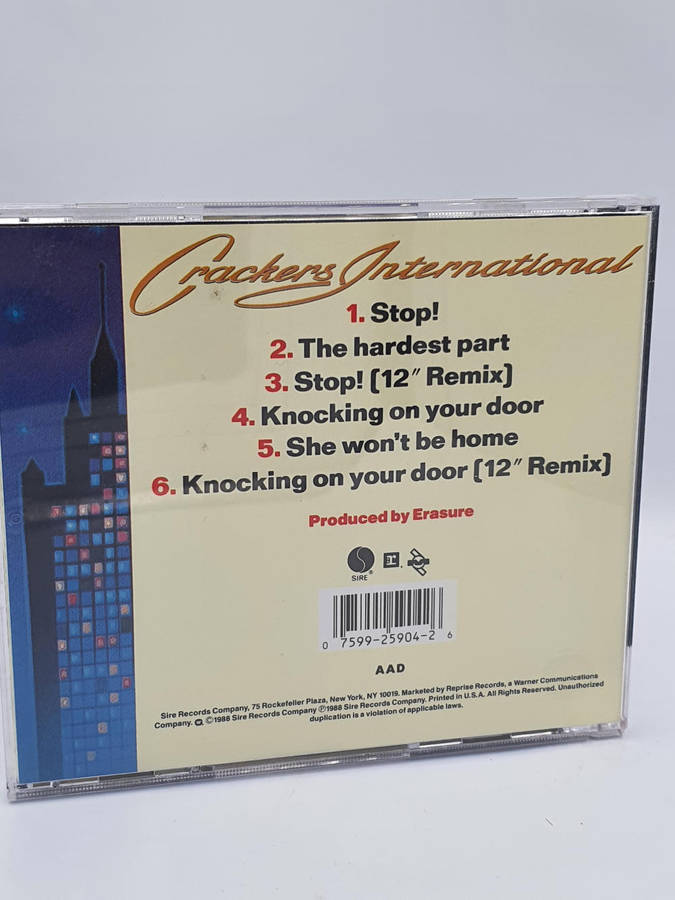 Erasure  Crackers International  CD (EP, Single), 1988