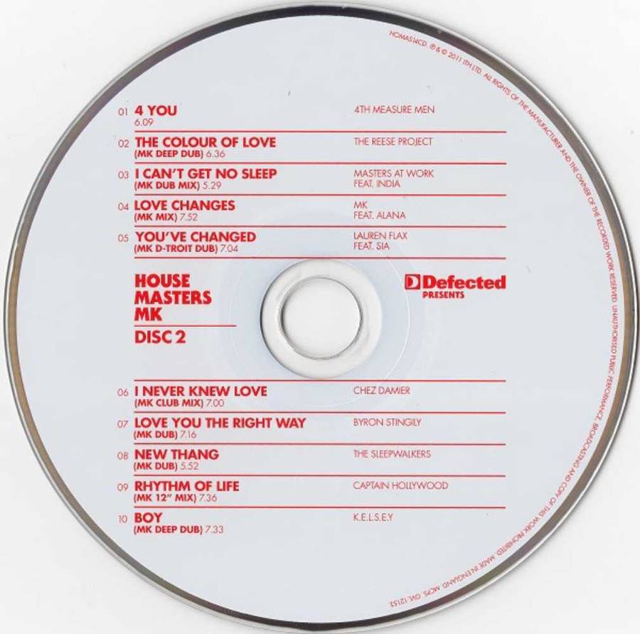 Discogshttps://www.discogs.com  ...MK  House Masters (2011, 2CD)