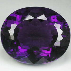 26.70ct AMETHYST oval