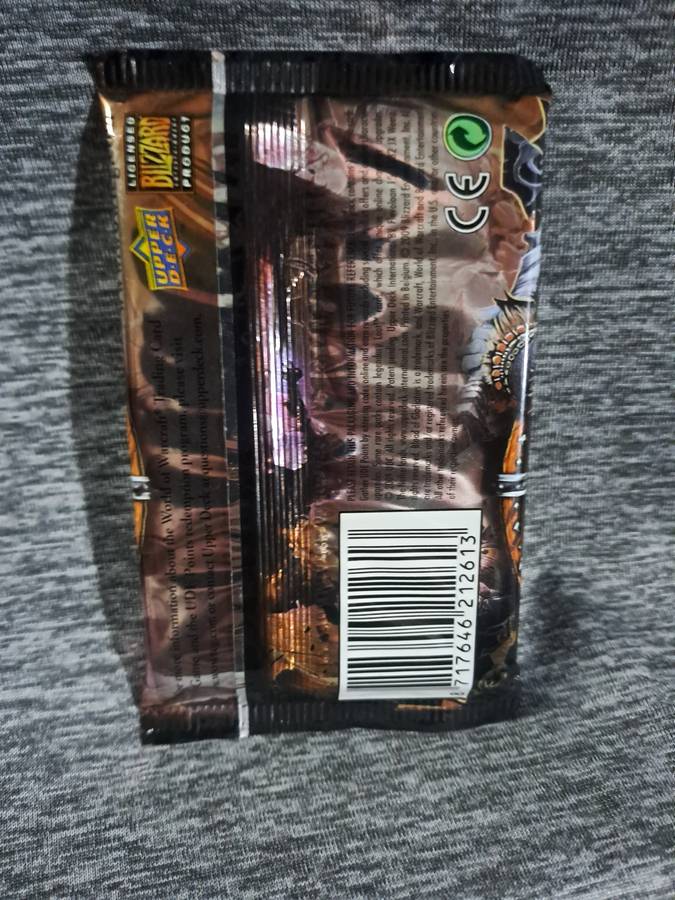 Sealed World Of Warcraft Blood Gladiators booster pack