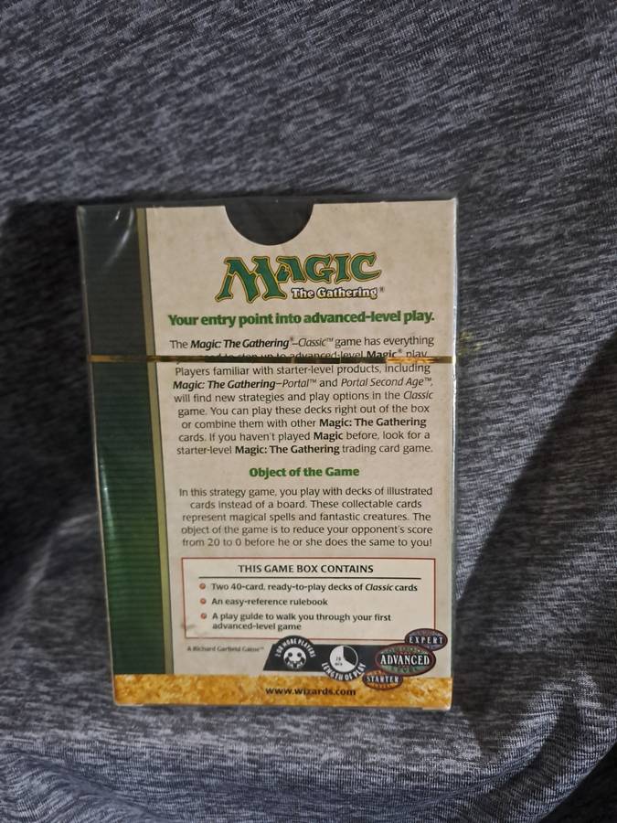 Sealed Magic The Gathering Classic Sixth Edition