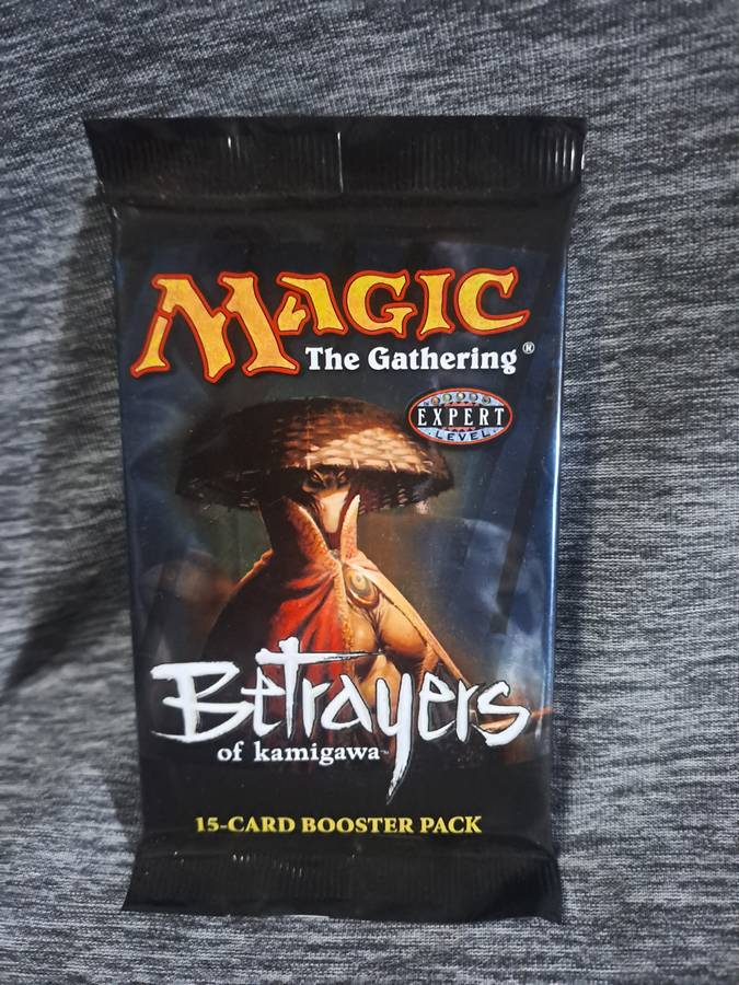 Sealed Magic The Gathering Betrayers Of Kamigawa Booster Pack