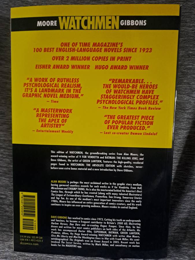 Watchmen [ISBN 9781401245252](DC Comics)