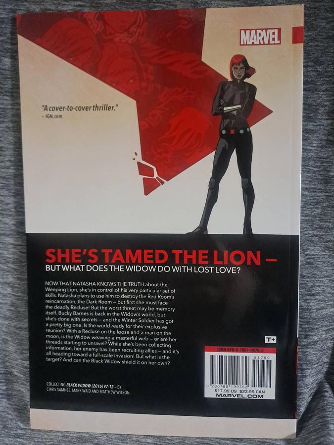 Black Widow Vol.2 No More Secrets [ISBN 9780785199762](Marvel Comics)