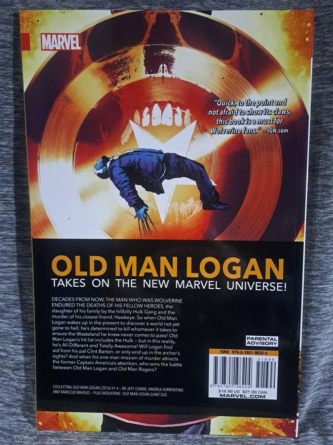 Old Man Logan Vol.1 Berserker [ISBN 9780785196204](Marvel Comics)