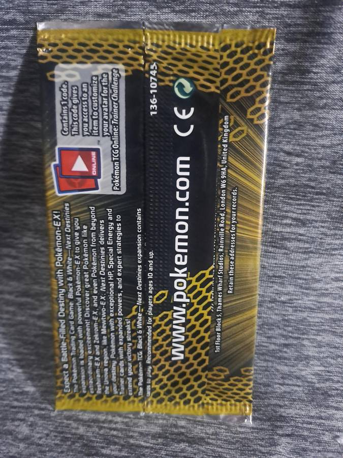 Pokémon Black &White Destinies Sampling Pack