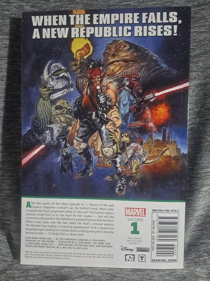 Star Wars The New Republic Vol.1 [ISBN 9780785197164](Marvel Comics)