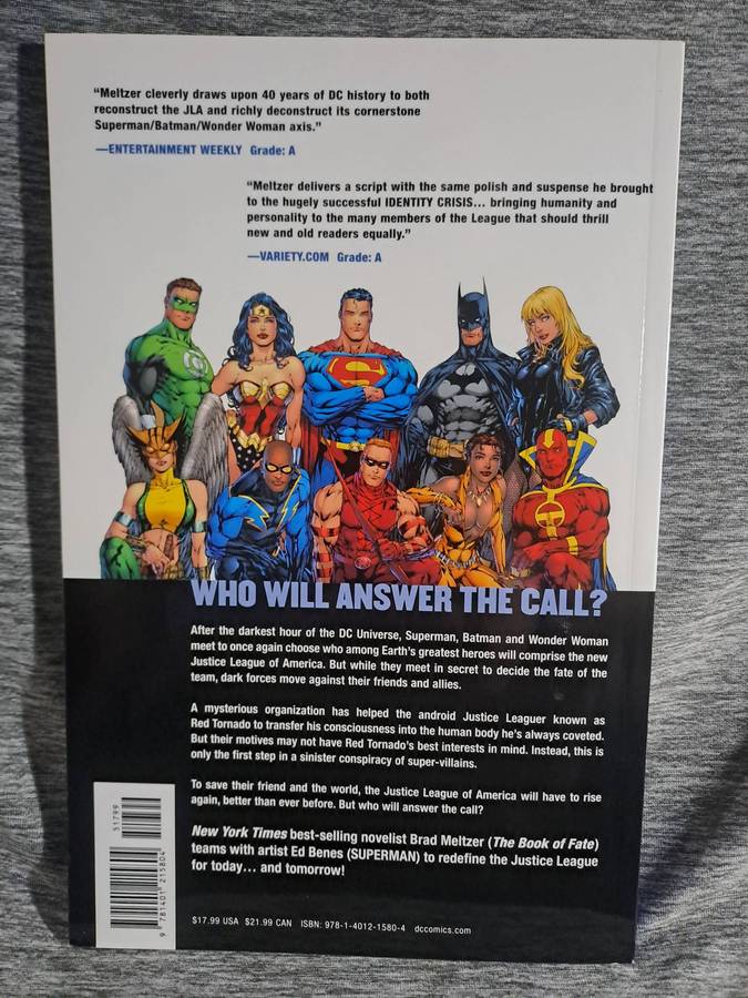 Justice League Of America The Tornado's Path [ISBN 9781401215804](DC Comics)