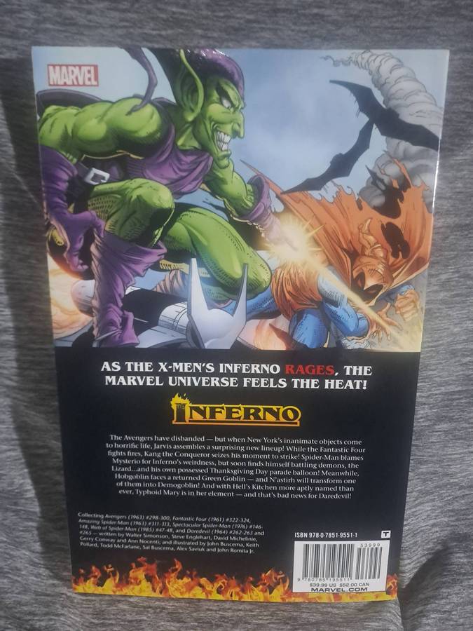 X-men:Inferno Crossovers [ISBN 9780785195511](Marvel Comics)