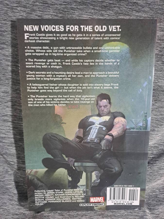 Punisher Max: Untold Tales [ISBN 9780785165927](Marvel Comics)