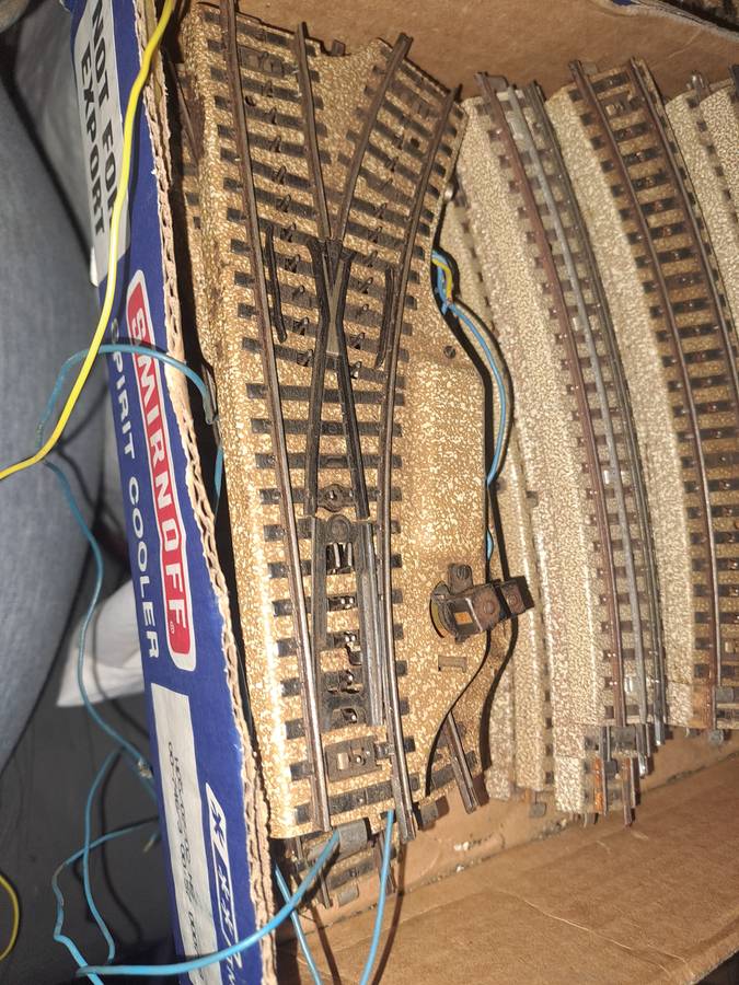 Marklin "m" HO metal 3rd train tracks not tested