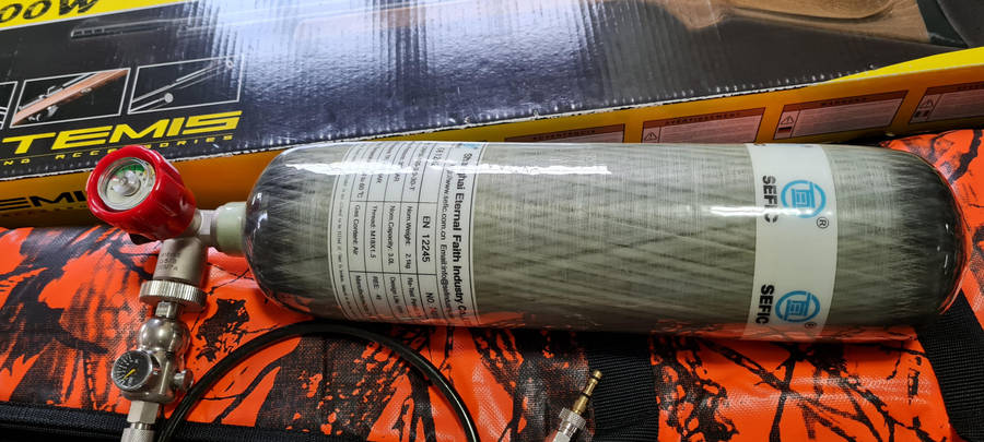 Artemis PR900W PCP Air Rifle (5.5mm pellets) - Complete Kit (worth R16000)