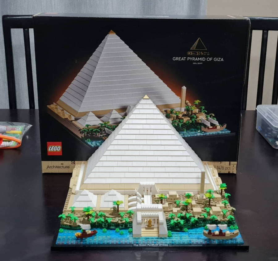 LEGO Architecture Great Pyramid of Giza Building Kit 21058 (Like New)