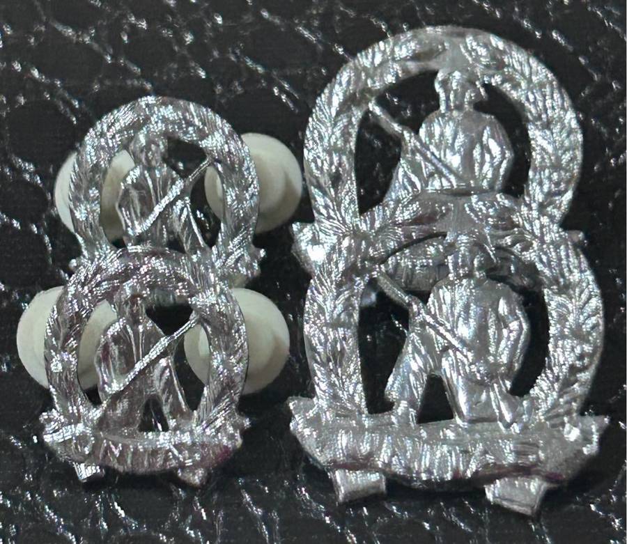 SA Army Commando 2 x Coller and Mess Coller Badges