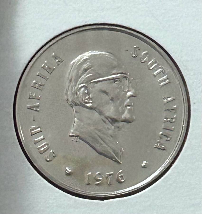 1976 UNC 20 cent spotless coin - as per photograph