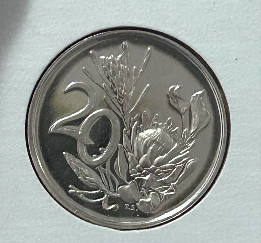 1976 UNC 20 cent spotless coin - as per photograph
