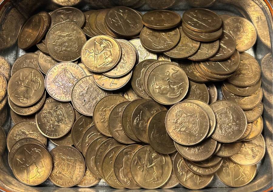 150 x UNC 2 cents COINS MIX DATES ONE BID TAKES ALL