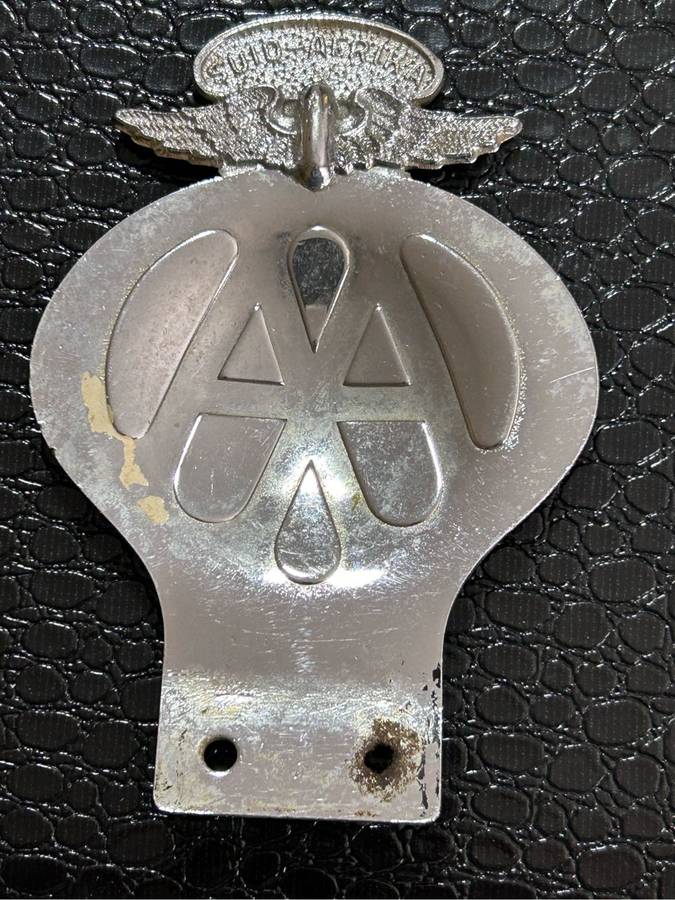 1950's Vintage Suid-Afrika South Africa African AA Automobile Association Car Badge B58163