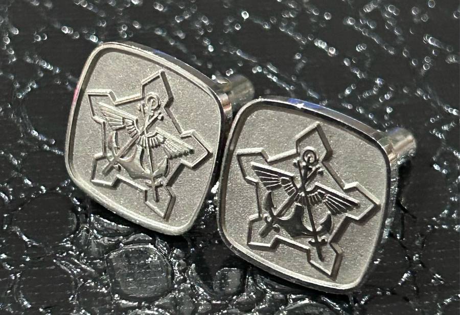 South African Defense Force ( SADF) Silver Plates Machete Buttons