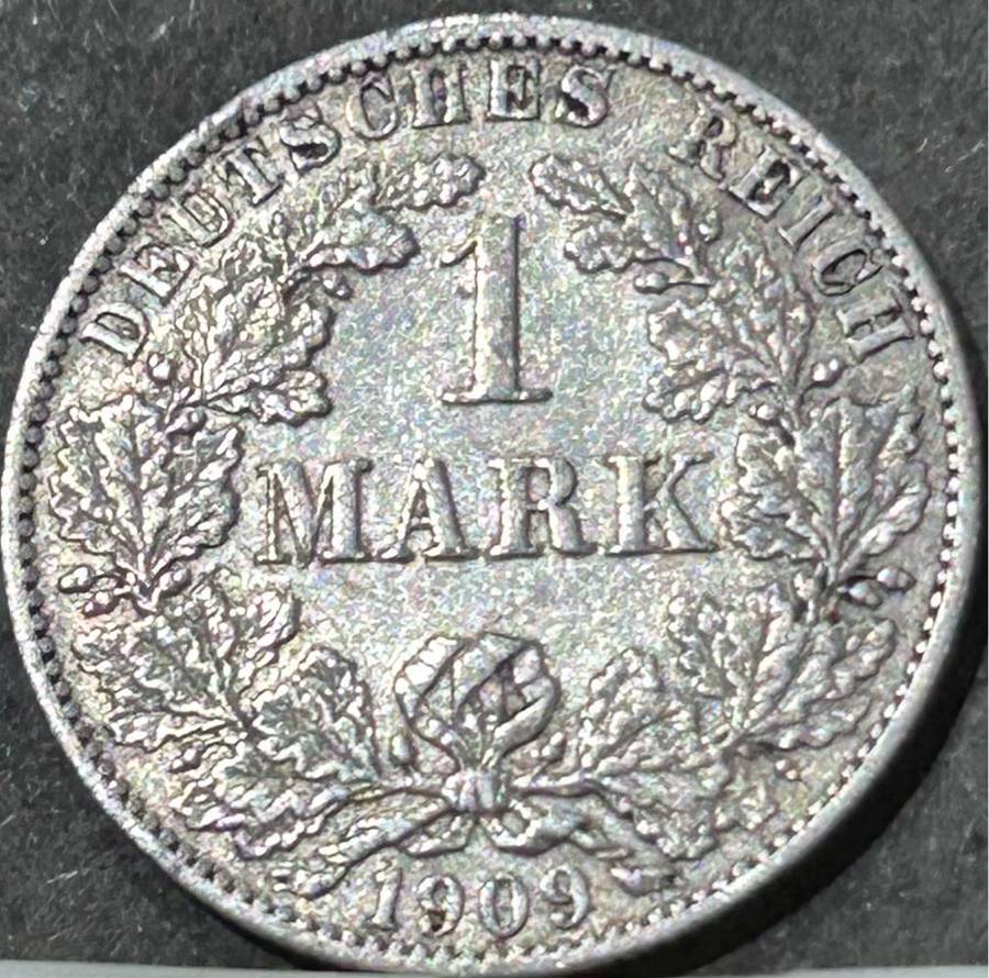 1909 (A) SILVER DEUTCHES REICH 1 MARK