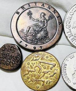 9 X VAN RIEBEECK REPLICE COLLECTABLE TOKENS INCLUDE ALL THE SCARES COLLECTOR PIECES NO DUPLICATES