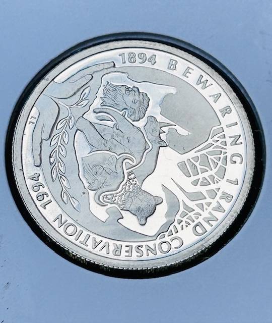 1994 PROOF ULTRA CAMEO CONSERVATION ONE RAND IN NON-PVC CONFLIP IN GRADING CONDITION SEE IMAGES