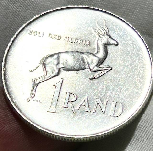 1966 ONE RAND AFRIKAANS - UNCIRCULATED - IN CAPTULE