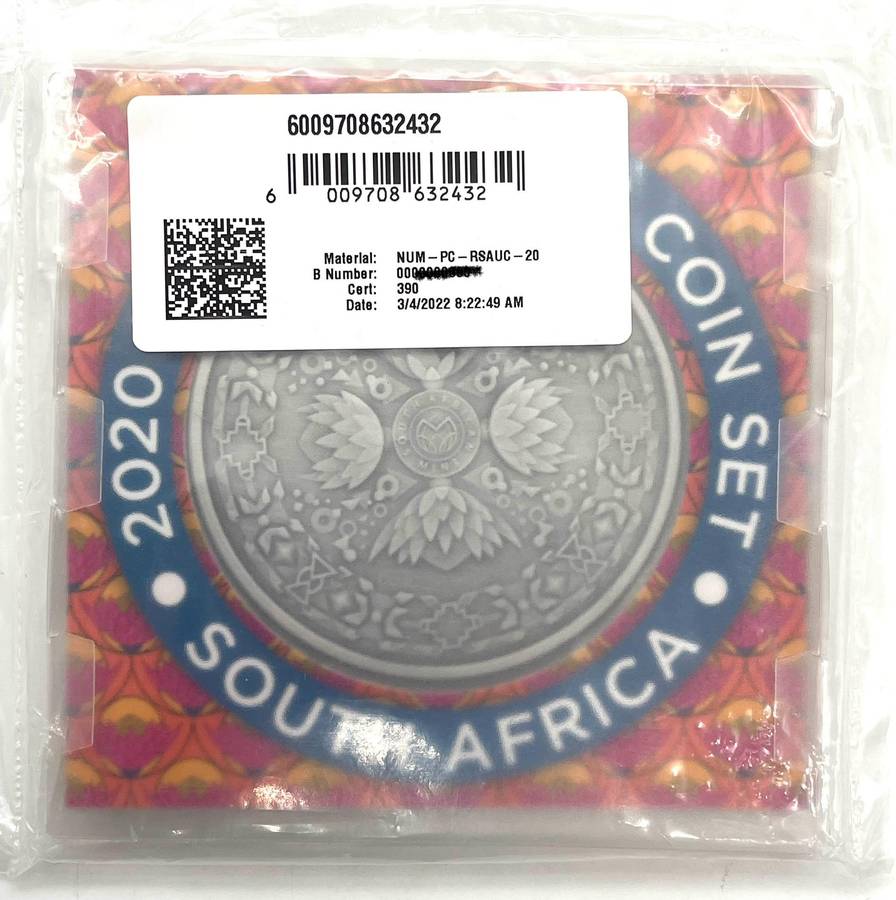2020 South Africa ****SEALED*** (UNC) Uncirculated Mint Set * **Mintage ONLY 497**