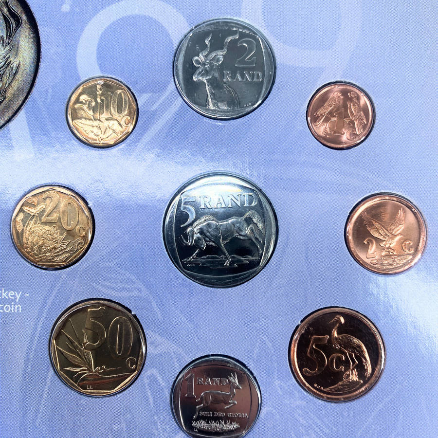 1998 South Africa (B-UNC) Brilliant Uncirculated Mint Set * **Mintage ONLY 2,737**