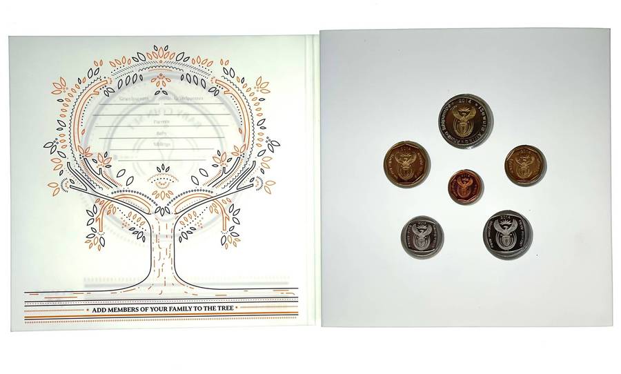 2014 Baby Coin Set South Africa (UNC) Uncirculated Mint Pack Set **Mintage ONLY 65**