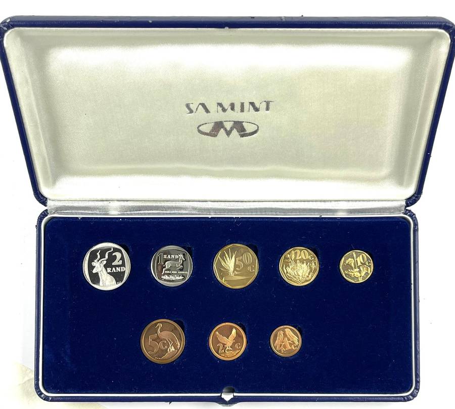 1993 South Africa Proof Coin Set **Mintage ONLY 7790**