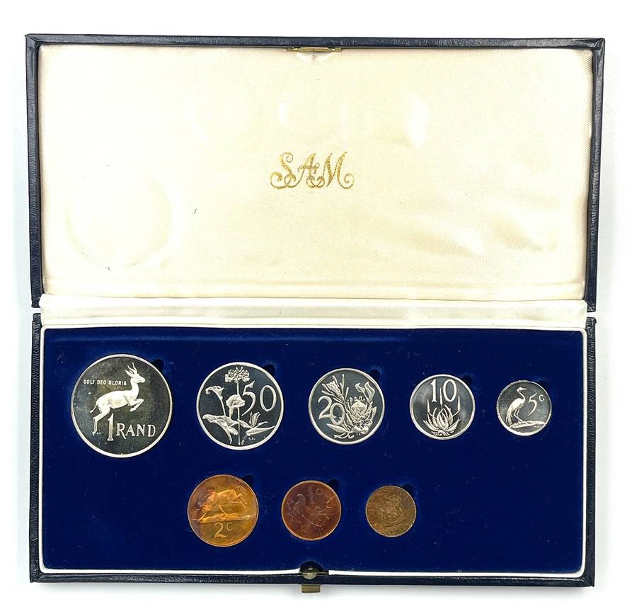 1981 South Africa Proof Coin Set in original mint box **Mintage ONLY 4000**