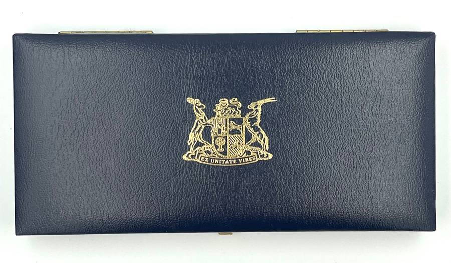 1985 South Africa Proof Coin Set in original mint box **Mintage ONLY 9859**