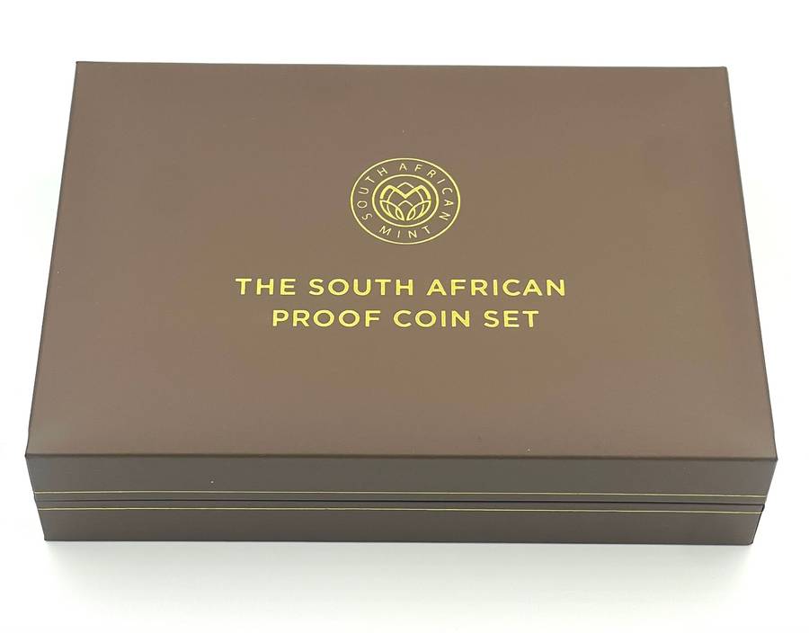 2010 South Africa Proof Coin Set in original mint box **Mintage ONLY 1449**