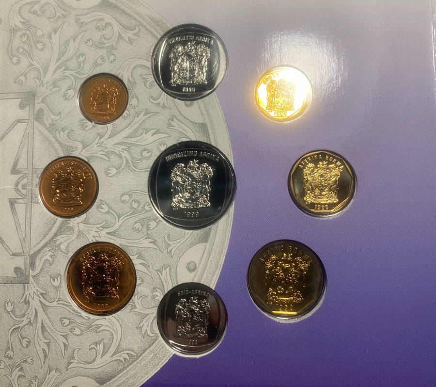 1999 South Africa (UNC) Uncirculated Mint Set * **Mintage ONLY 5,525**