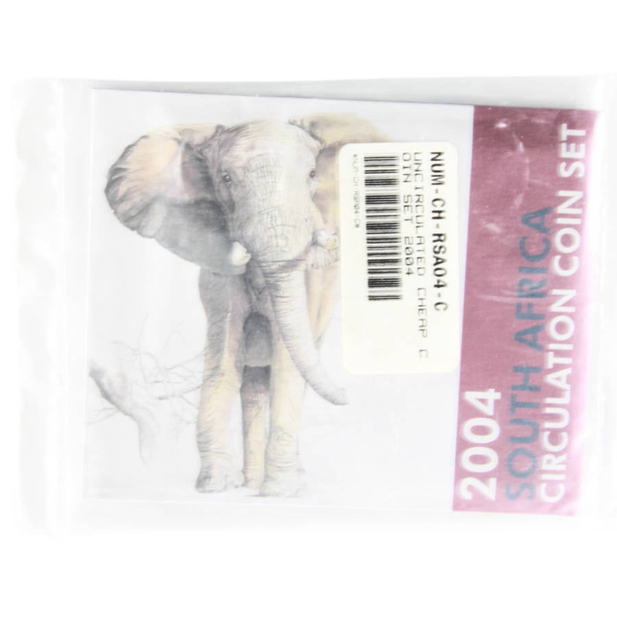 2004 South Africa Mint pack Circulation coin set (Mintage ONLY 1131) ***STILL SEALED***