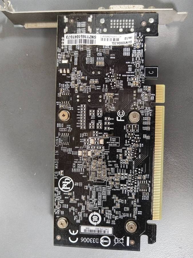 Gigabyte GTX 1030 2GB GPU on auction.